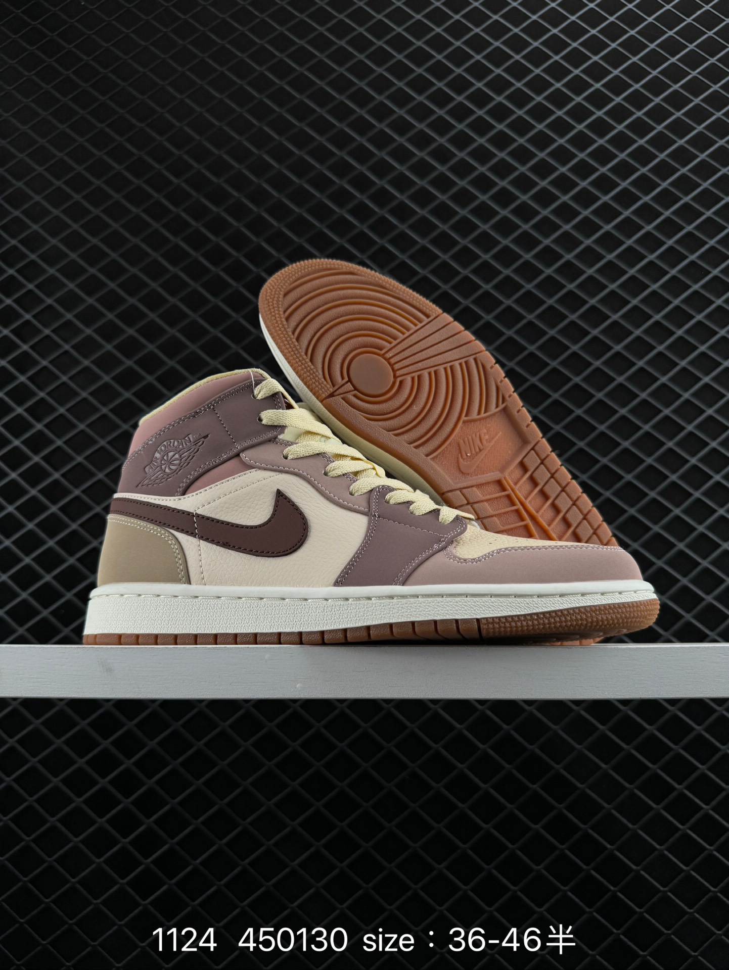 NIKE Air Jordan 1 Retro Mid”Reverse Black Toe“ TL BMXDAJ1